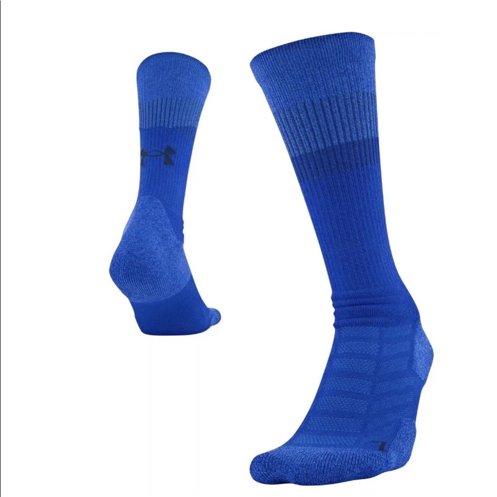 Under Armour Unisex 1 Pair Training Crew Blue Socks OS NWT